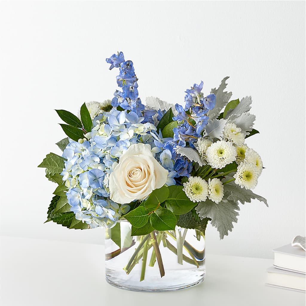 Clear Skies Bouquet – Rose And Silk Florist Llc, Lewisville TX
