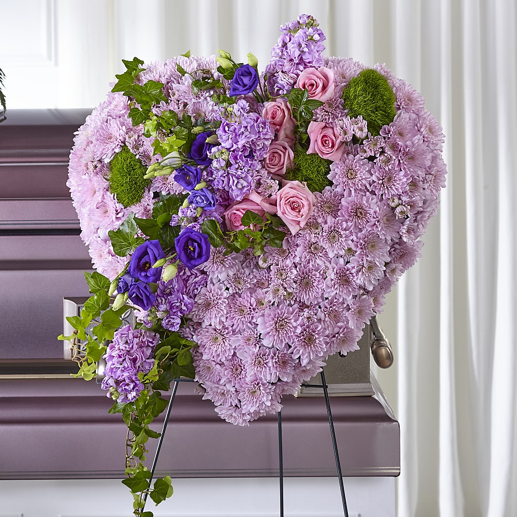 Treasured Love Standing Heart – Rose And Silk Florist Llc, Lewisville TX