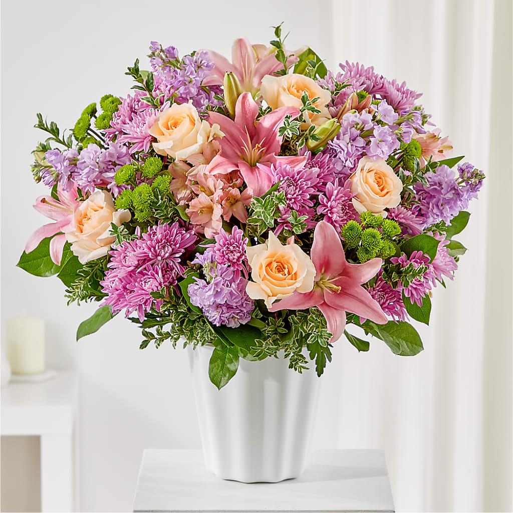 Supportive Embrace Tabletop Basket – Rose And Silk Florist Llc, Lewisville TX