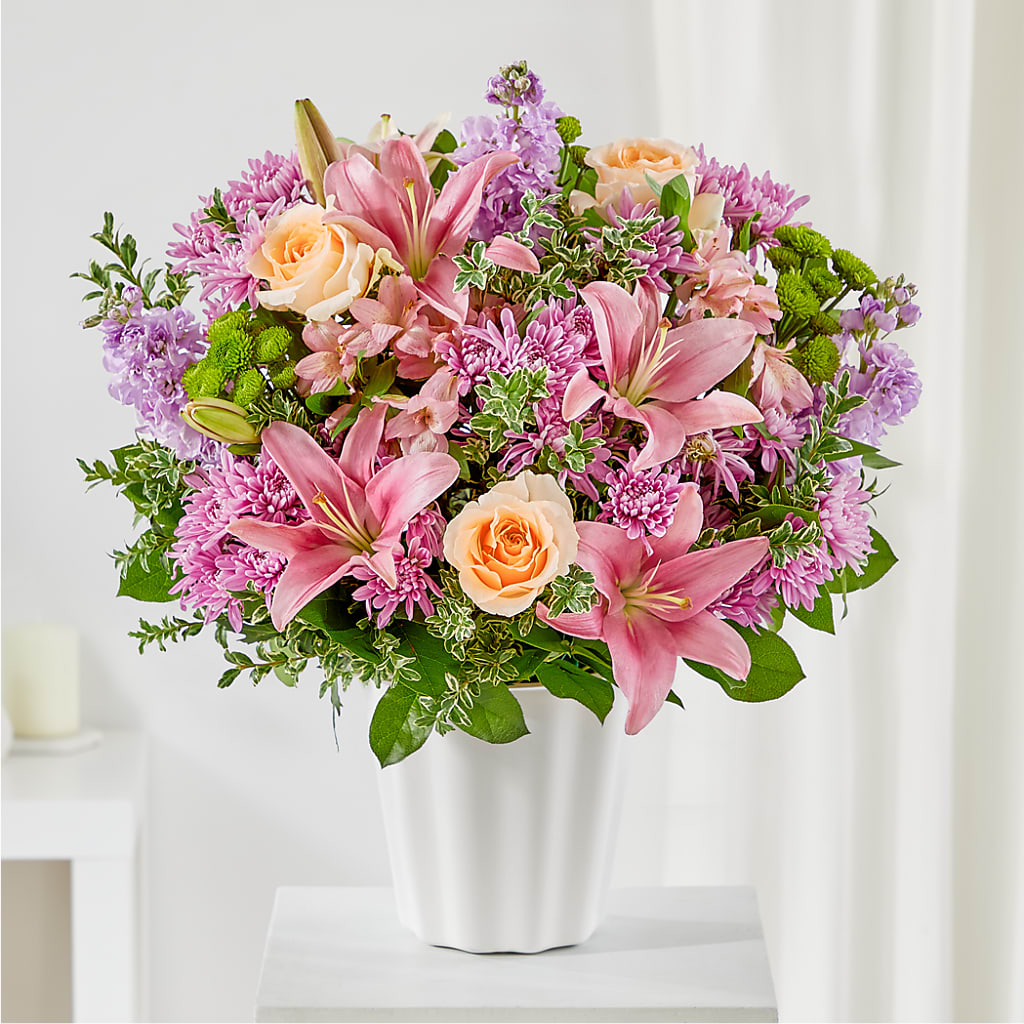 Supportive Embrace Tabletop Basket – Rose And Silk Florist Llc, Lewisville TX