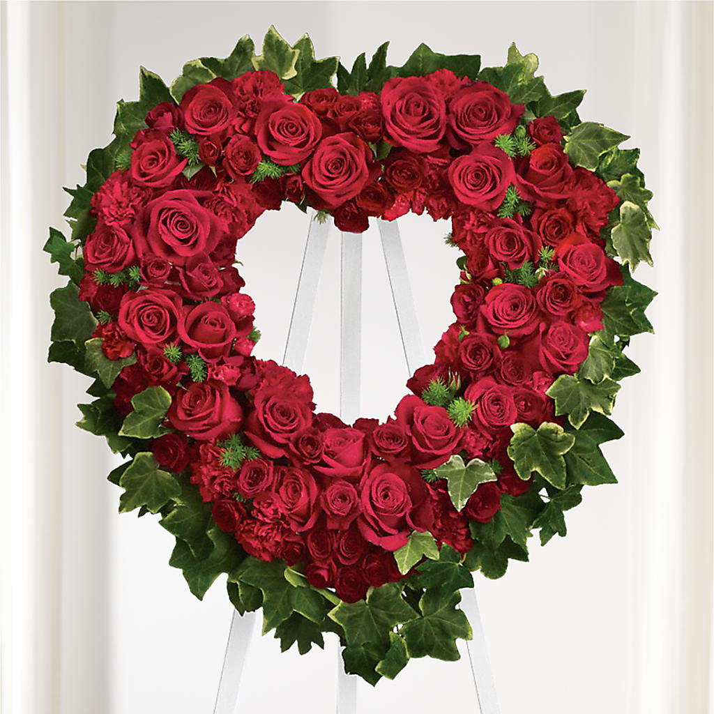 Wholehearted Standing Spray – Rose And Silk Florist Llc, Lewisville TX