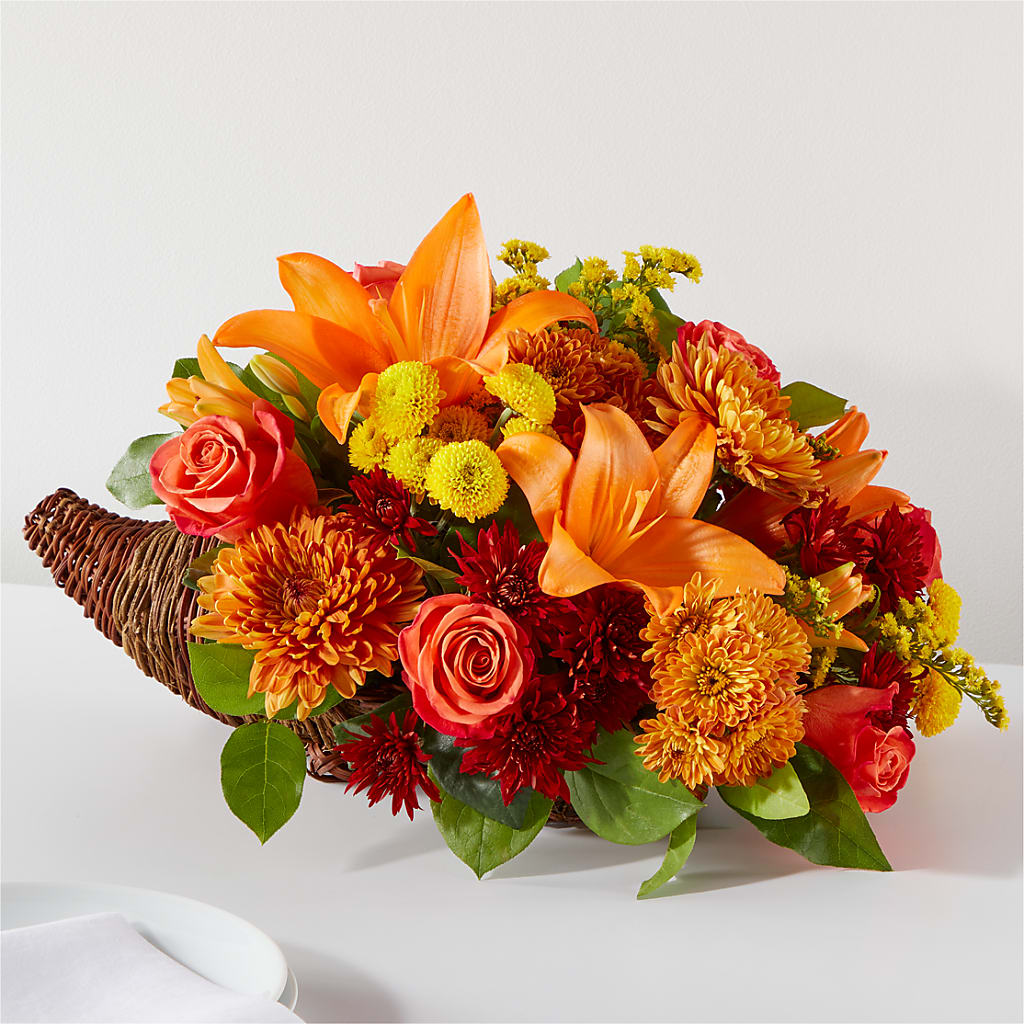 Bouquet of Blessings Cornucopia – Rose And Silk Florist Llc, Lewisville TX