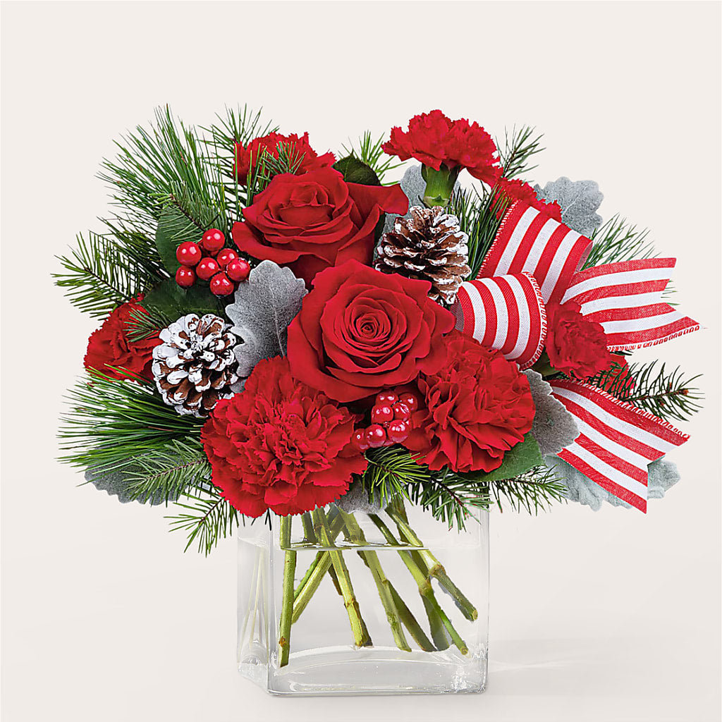 Baking Spirits Bright Bouquet – Rose And Silk Florist Llc, Lewisville TX