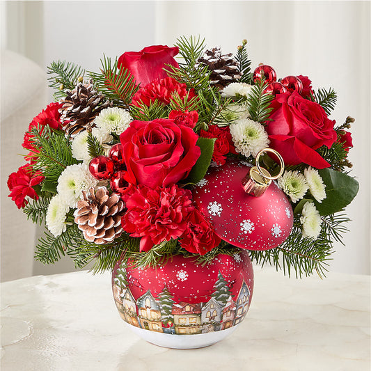 Christmas Carols Ornament –  Rose And Silk Florist Llc, Lewisville TX