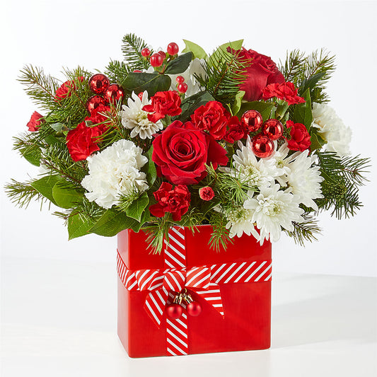 Presents Under the Tree Bouquet –  Rose And Silk Florist Llc, Lewisville TX