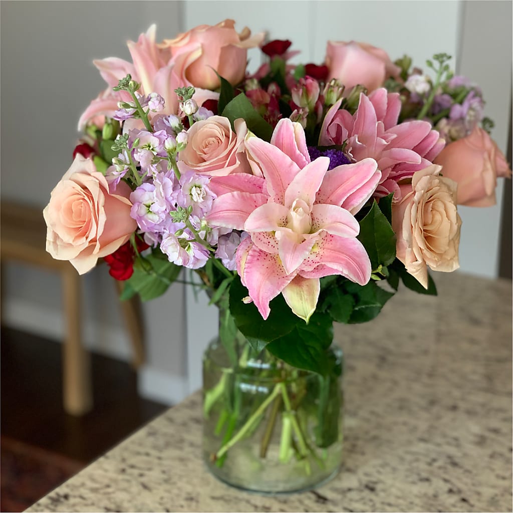 Romantique Bouquet –  Rose And Silk Florist Llc, Lewisville TX