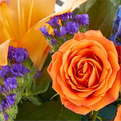 Radiant Citrus Box Bouquet –  Rose And Silk Florist Llc, Lewisville TX