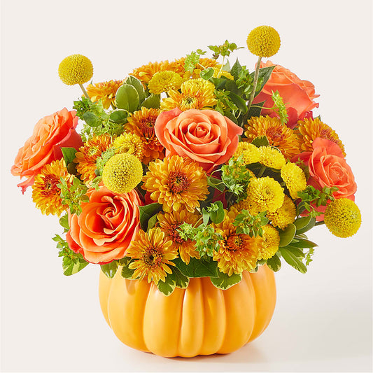 Gourdgeous Pumpkin –  Rose And Silk Florist Llc, Lewisville TX