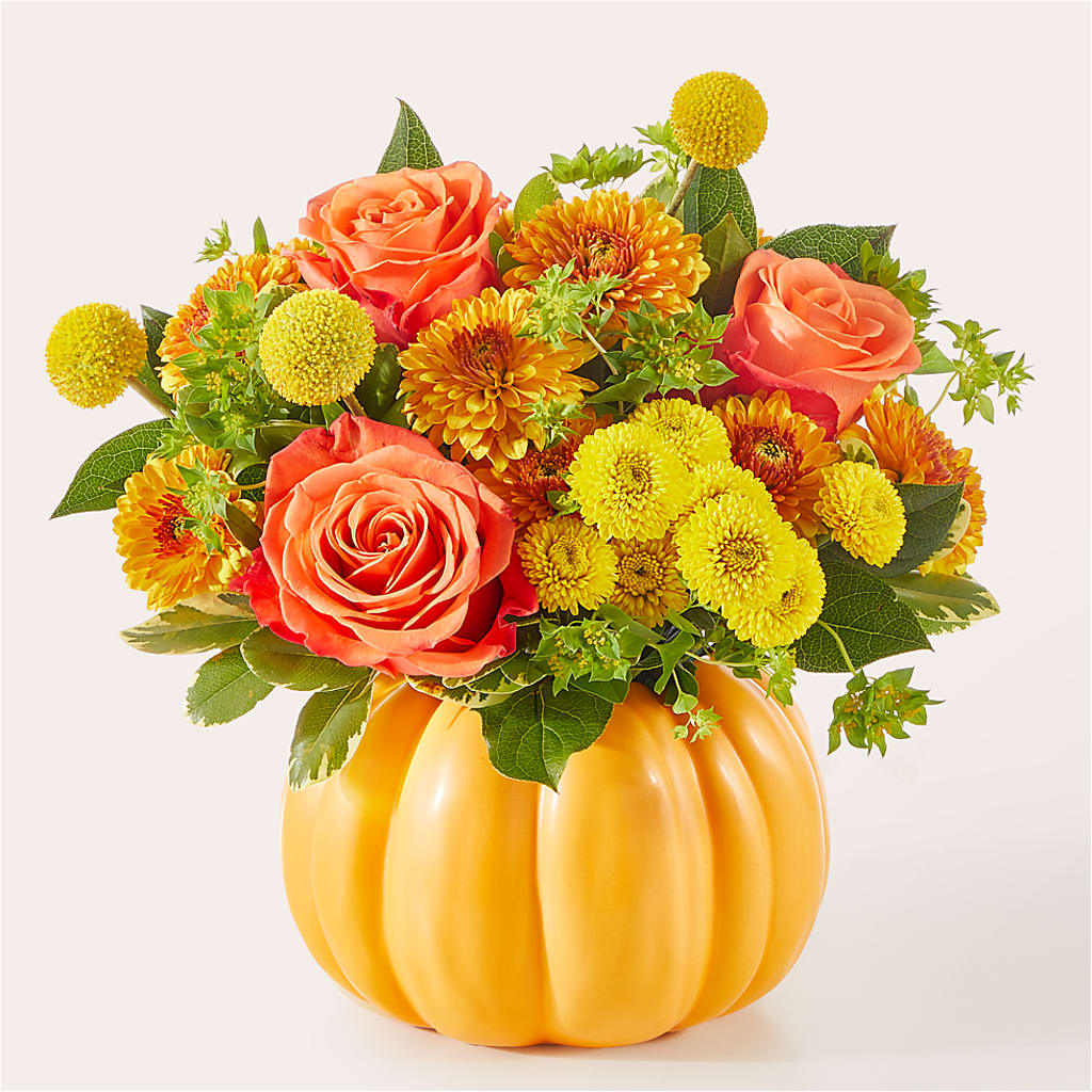 Gourdgeous Pumpkin –  Rose And Silk Florist Llc, Lewisville TX