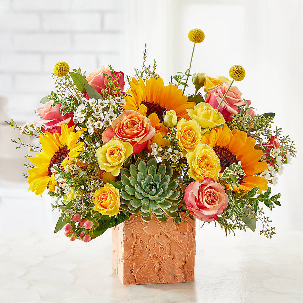 Sunflower Season Bouquet –  Rose And Silk Florist Llc, Lewisville TX