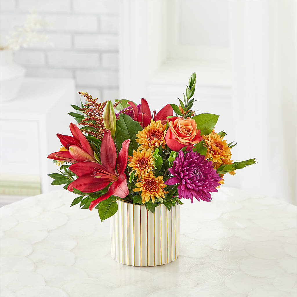 Burgundy Landscape Bouquet –  Rose And Silk Florist Llc, Lewisville TX
