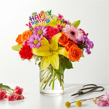 Cue the Confetti - A Florist Original –  Rose And Silk Florist Llc, Lewisville TX