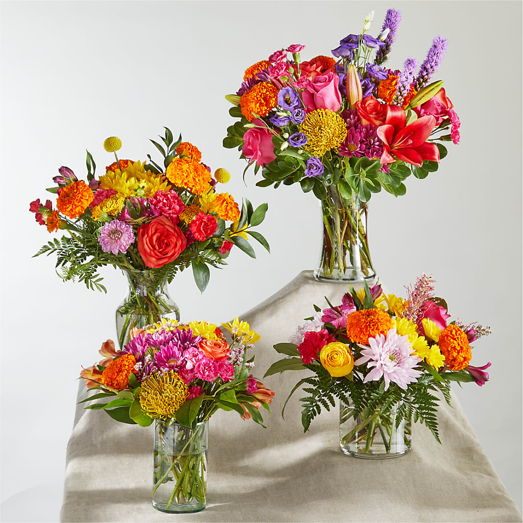Feast of Color – A Florist Original –  Rose And Silk Florist Llc, Lewisville TX