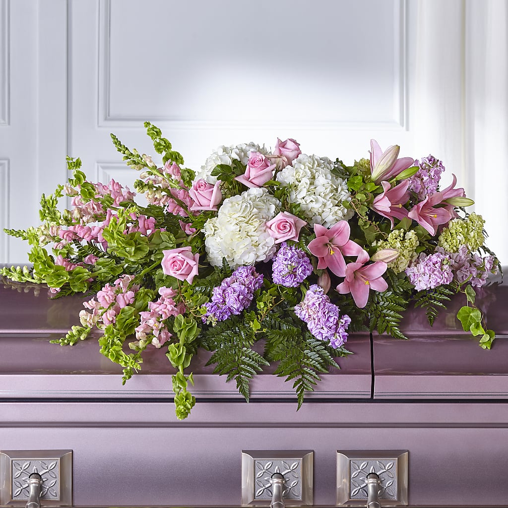 Life's Gratitude Casket Spray –  Rose And Silk Florist Llc, Lewisville TX
