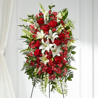 Everlasting Memory Standing Spray –  Rose And Silk Florist Llc, Lewisville TX