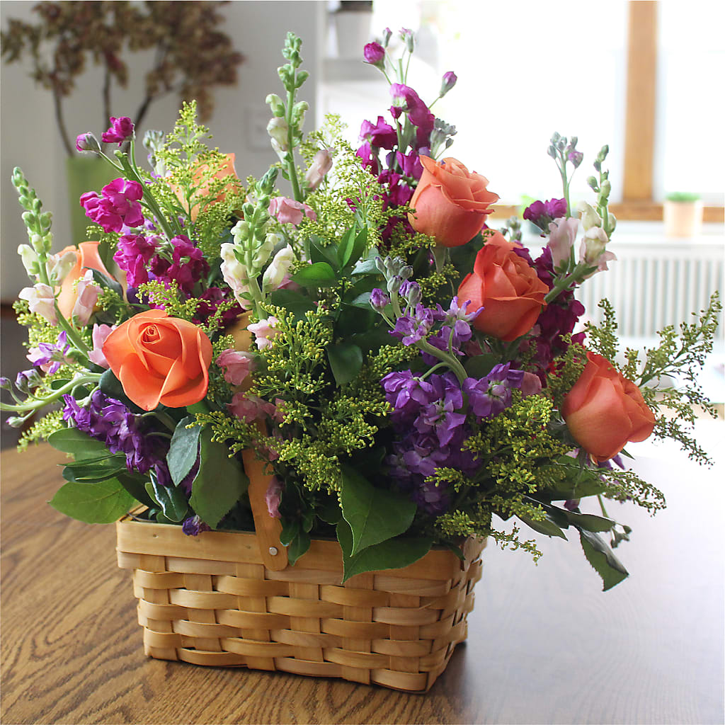Garden of Life Basket –  Rose And Silk Florist Llc, Lewisville TX