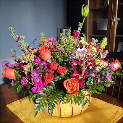 Garden of Life Basket –  Rose And Silk Florist Llc, Lewisville TX
