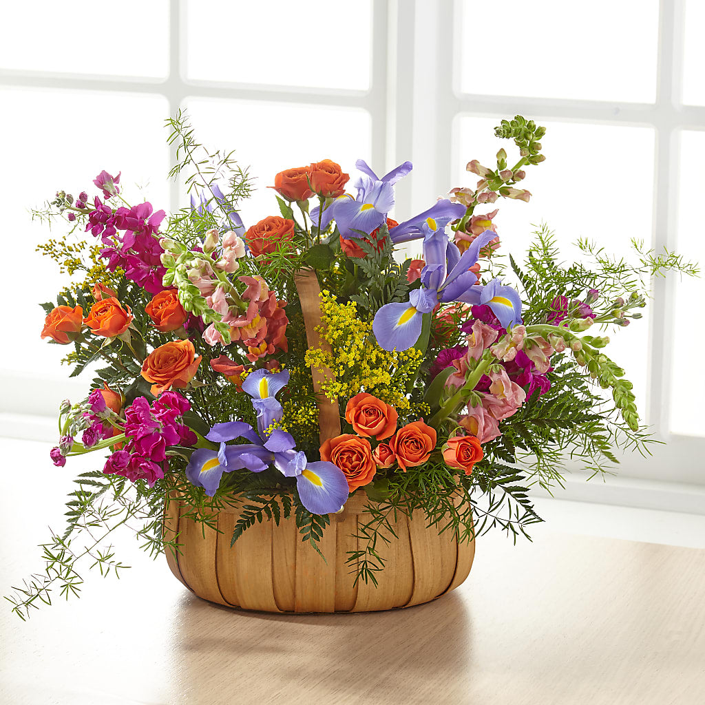Garden of Life Basket –  Rose And Silk Florist Llc, Lewisville TX