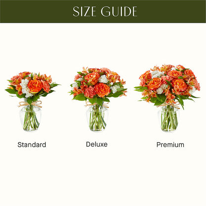 Apricot Glow Bouquet –  Rose And Silk Florist Llc, Lewisville TX