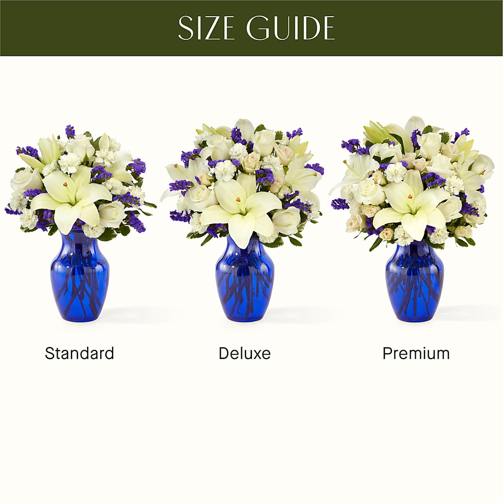 Sapphire Rush Bouquet –  Rose And Silk Florist Llc, Lewisville TX