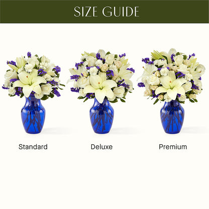 Sapphire Rush Bouquet –  Rose And Silk Florist Llc, Lewisville TX