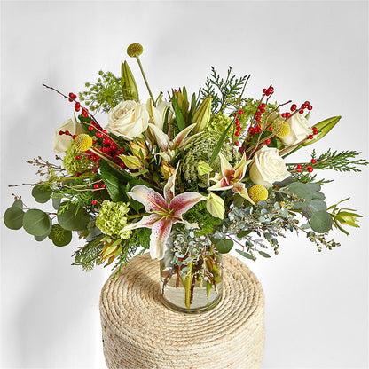 Berry & Bright Bouquet –  Rose And Silk Florist Llc, Lewisville TX