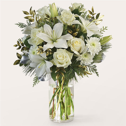 Wintry Mix Bouquet –  Rose And Silk Florist Llc, Lewisville TX