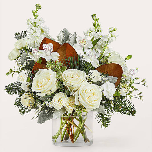 Fresh Snowfall Bouquet –  Rose And Silk Florist Llc, Lewisville TX
