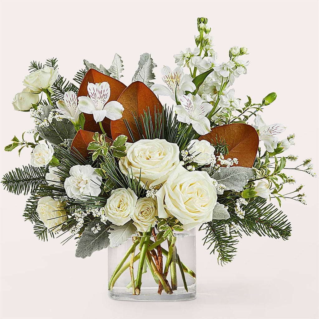 Fresh Snowfall Bouquet –  Rose And Silk Florist Llc, Lewisville TX